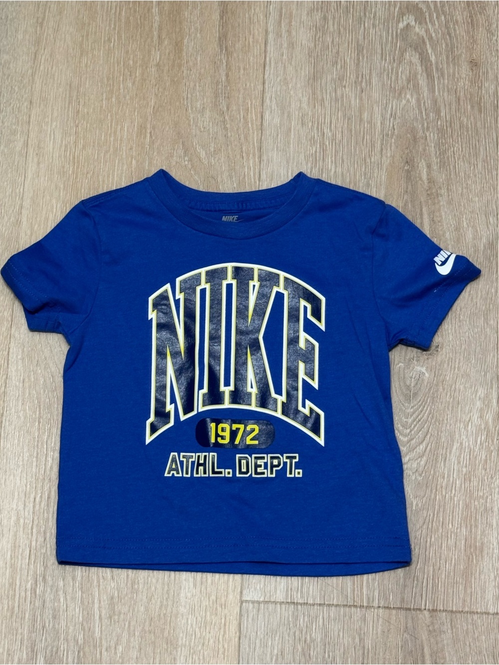 Nike Royal Blue Graphic 'NIKE 1972 ATHL. DEPT.' Short Sleeve Tee